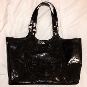 Tory Burch Patent Leather Logo Bag